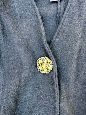 Jones New York 100% Merino Wool Cardigan Black Button Front Size 3X - Thumbnail 6