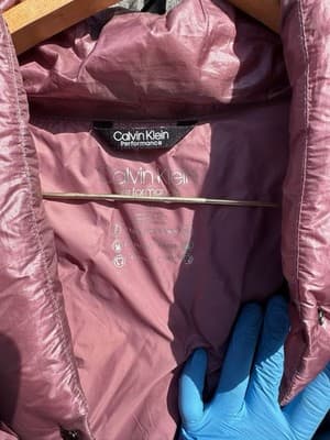 Calvin Klein Performance Down Vest Pink Quilted Zip 3X - Thumbnail 2