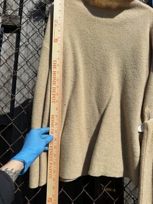 Ralph Lauren RL Wool Sweater Skirt Set Beige Size M 2pc - Thumbnail 5
