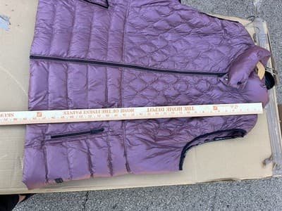 Calvin Klein Performance Down Vest Pink Quilted Zip 3X - Thumbnail 5