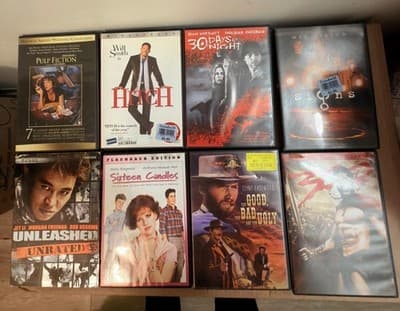 Lot of 8 DVD Movies Action Comedy Drama