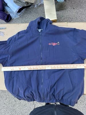 Vintage Walt Disney World Jacket Mickey Mouse Embroidered Zip Hoodie XL - Thumbnail 6