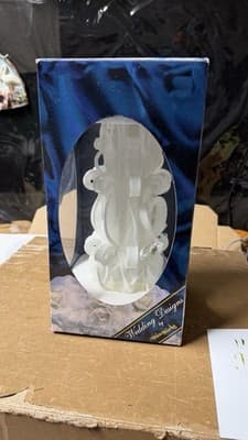 WaxWorks Wedding Designs Sculpted Candle White Floral Made in USA - Thumbnail 2