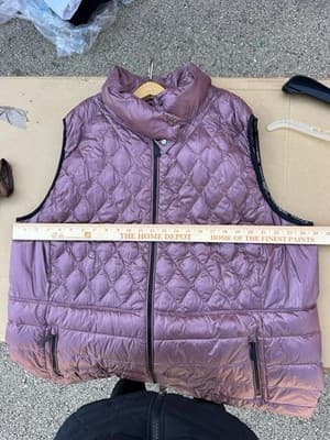 Calvin Klein Performance Down Vest Pink Quilted Zip 3X - Thumbnail 4
