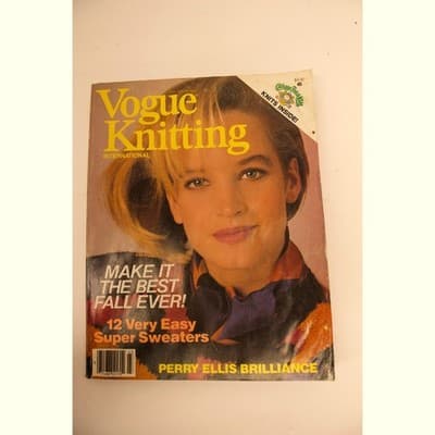 Vogue Knitting International Magazine Fall Winter 1984 Perry Ellis Cabbage Patch