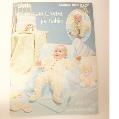 7 Vintage Afghan Crochet & Knitting Pattern Books Bernat McCall's Leisure Arts - Thumbnail 9