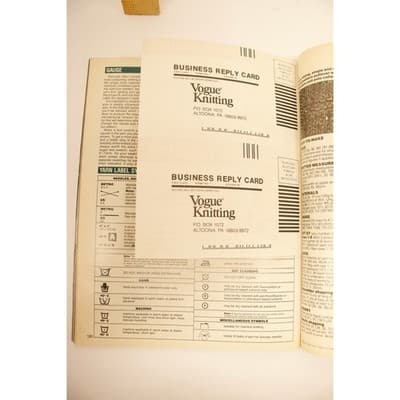 Vogue Knitting International Magazine Fall Winter 1984 Perry Ellis Cabbage Patch - Thumbnail 3