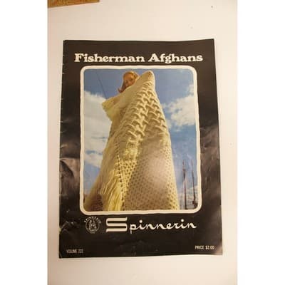 7 Vintage Afghan Crochet & Knitting Pattern Books Bernat McCall's Leisure Arts - Thumbnail 7
