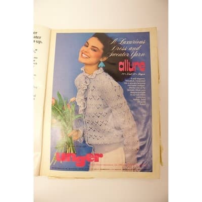 Vogue Knitting Fall Winter 1983 First Anniversary Issue Perry Ellis Patterns - Thumbnail 7