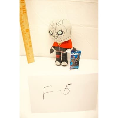 GI Joe Destro Plush 9 Inch Toy Factory Cobra Commander Collectible NWT F-5 - Thumbnail 6