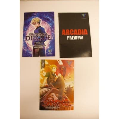 Just Shonen Comics Lot Dimensional Deicide Vol 1 Arcadia Preview Snatched Story