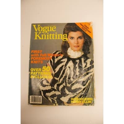 Vogue Knitting Fall Winter 1983 First Anniversary Issue Perry Ellis Patterns