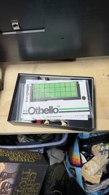 Chess Checkers Tic Tac Toe Board Game Set w/ Othello Demo Complete - Thumbnail 4