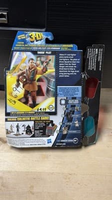 Star Wars Naboo Pilot Action Figure Hasbro 3D Force Carded - Thumbnail 9
