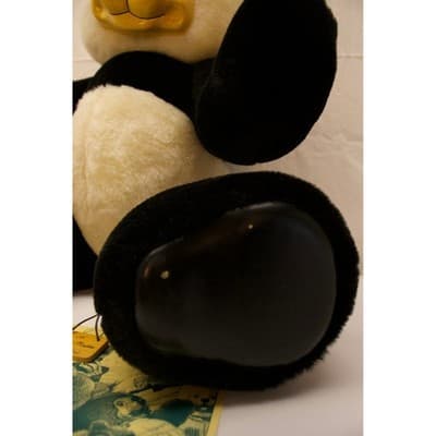 Robert Raikes Sean Mau Panda Bear Limited Edition 281/1000 Wood Face Plush 18" - Thumbnail 5