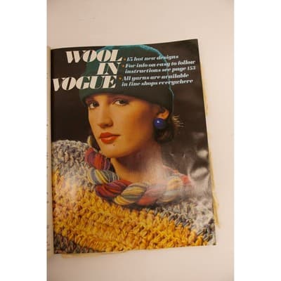 Vogue Knitting Fall Winter 1983 First Anniversary Issue Perry Ellis Patterns - Thumbnail 9