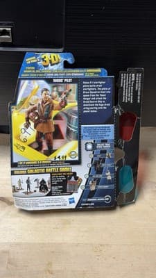 Star Wars Naboo Pilot Action Figure Hasbro 3D Force Carded - Thumbnail 8