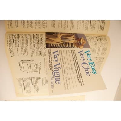 Vogue Knitting Fall Winter 1983 First Anniversary Issue Perry Ellis Patterns - Thumbnail 3