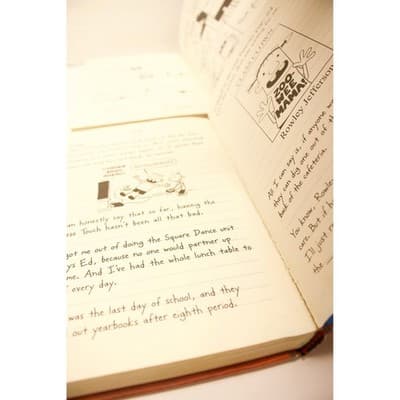 Diary of a Wimpy Kid Books 1 & 4 Dog Days Jeff Kinney Hardcover Set F-5 - Thumbnail 8