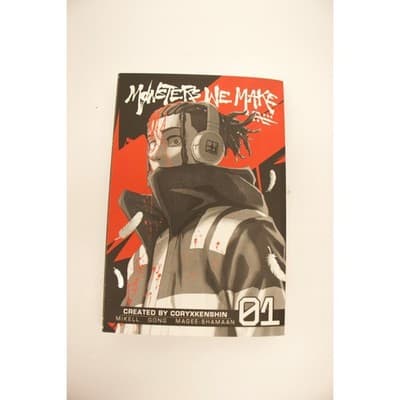 Monsters We Make Vol 01 Manga CoryxKenshin New Edyn Press Sticker & Insert F-4