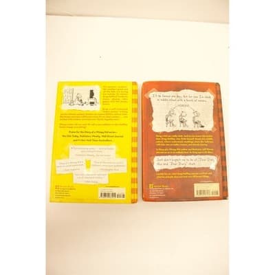 Diary of a Wimpy Kid Books 1 & 4 Dog Days Jeff Kinney Hardcover Set F-5 - Thumbnail 9