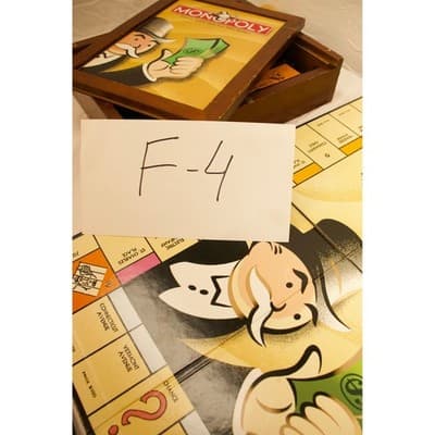 Monopoly Parker Brothers Wood Box Edition Board Game Wooden Houses Metal Tokens - Thumbnail 4
