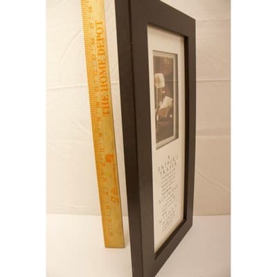 Imagine Design A Father's Prayer Roy Lessin Framed Wall Art 5314 Brown 13.5x6 - Thumbnail 4