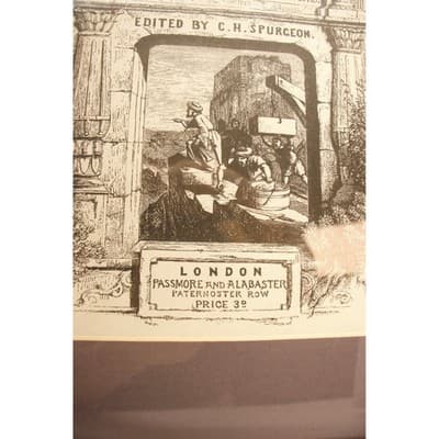 The Sword and the Trowel C.H. Spurgeon Framed Print Religious Art 12x15 F-5 - Thumbnail 2