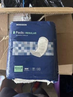 McKesson Pads Regular Incontinence 22 Count Absorbency Disposable - Thumbnail 2