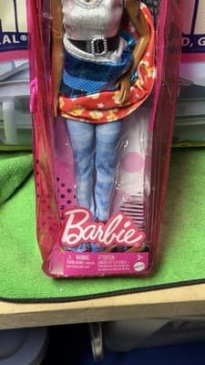 Barbie Fashion Doll Brunette Braided Hair Outfit Mattel New In Case - Thumbnail 4