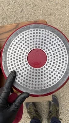 Red Dutch Oven Casserole Pot w Lid + Square Roaster Pan Cookware Set - Thumbnail 3