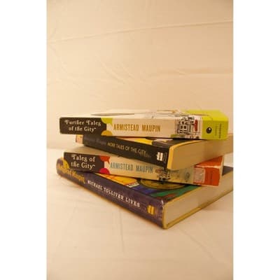 Armistead Maupin Tales of the City 4 Book Lot Michael Tolliver Lives Hardcover - Thumbnail 2