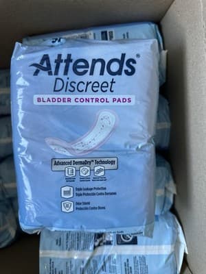 Attends Discreet Bladder Control Pads Moderate Absorbency 20 Count - Thumbnail 2