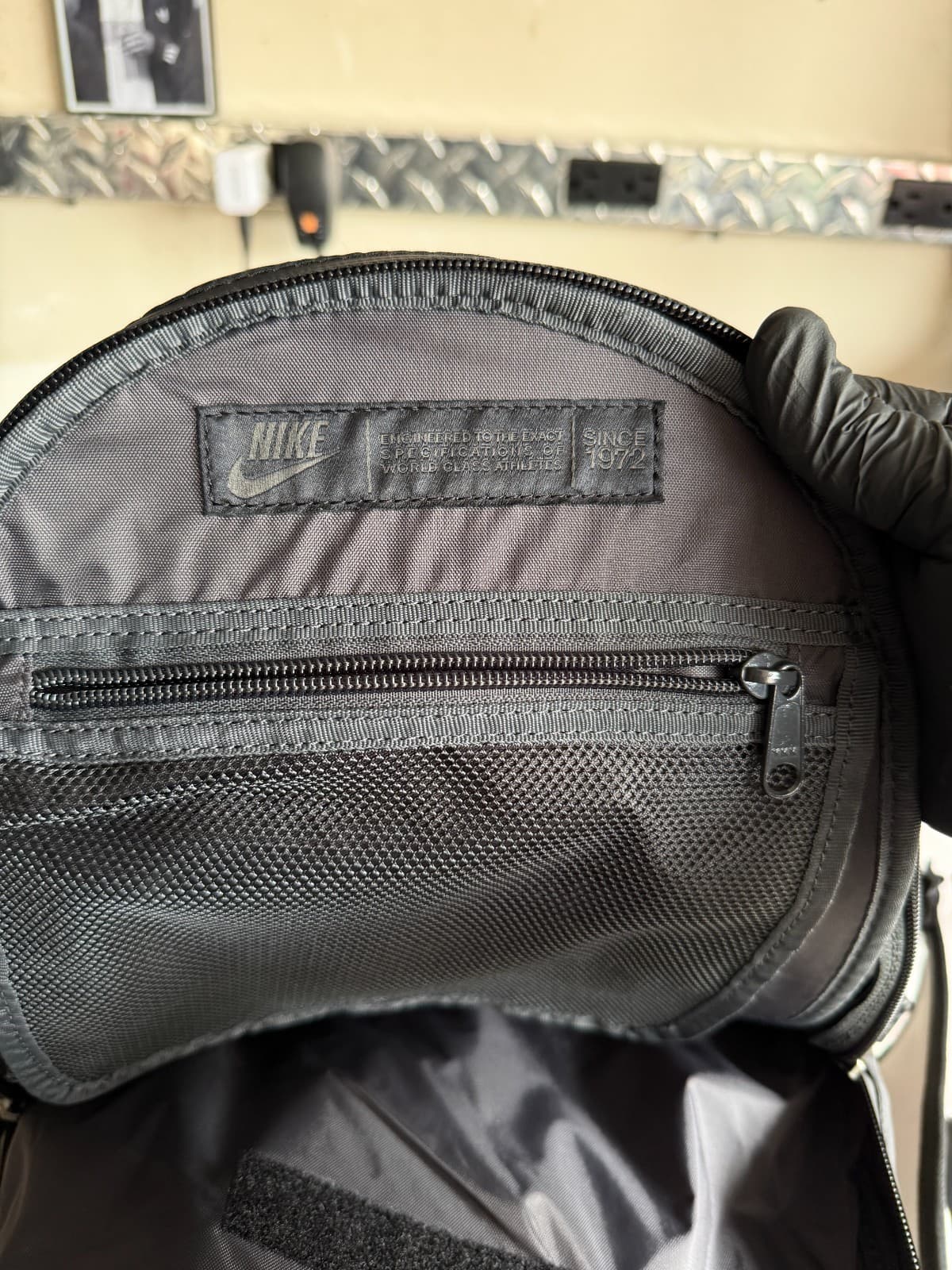 Nike Black Reflective Dotted Backpack – Athletic Gym Laptop Bag - Thumbnail 13