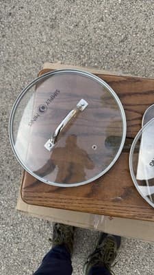 Simply Ming Glass Lid Lot 4 Pc Round & Square Replacement Lids - Thumbnail 10