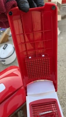 Red Kitchen Chopper Slicer Dicer Container Set Food Prep Storage Lot - Thumbnail 8
