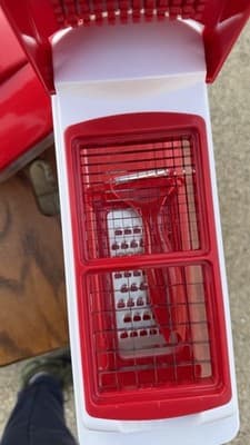 Red Kitchen Chopper Slicer Dicer Container Set Food Prep Storage Lot - Thumbnail 6