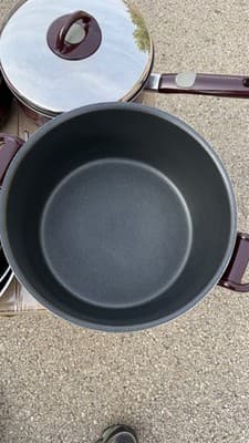 T-fal Armal Cookware Set Pots Pans Lids Burgundy - Thumbnail 9