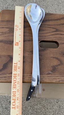 Nambe Salad Serving Set Spoon Fork Stainless Steel 57C Modern Design - Thumbnail 8
