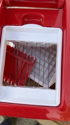 Red Kitchen Chopper Slicer Dicer Container Set Food Prep Storage Lot - Thumbnail 5