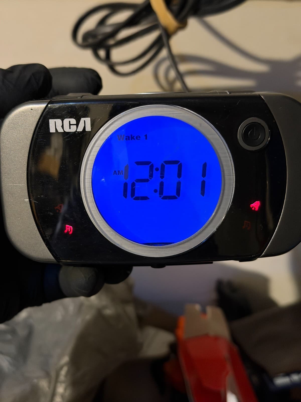 RCA RP5412A FM/AM Digital Alarm Clock Radio – Tested & Working - Thumbnail 3