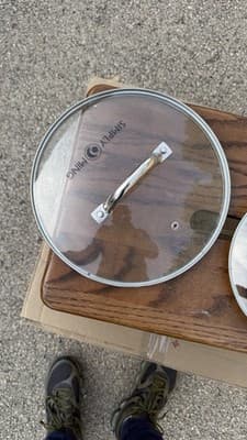 Simply Ming Glass Lid Lot 4 Pc Round & Square Replacement Lids - Thumbnail 8
