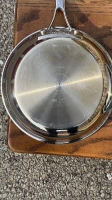 Technique Clad Tri-Ply Stainless Steel Fry Pan Set 8” 10” - Thumbnail 11