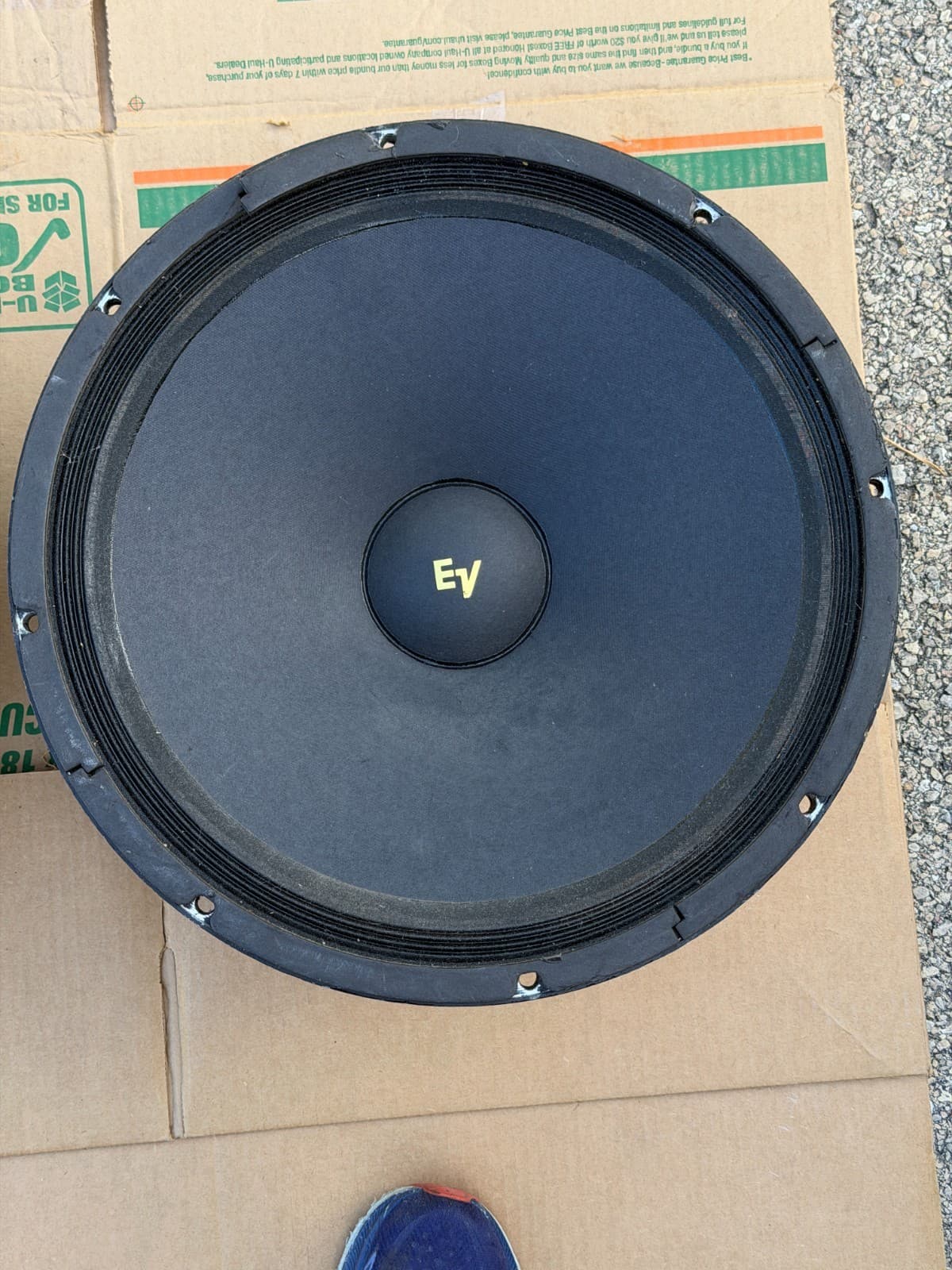 Pair Electro-Voice EVM-18B Series II 18" 8Ω Speakers – Untested - Thumbnail 4