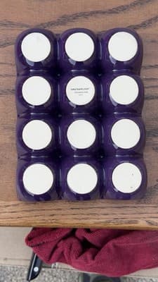 Rachael Ray Purple Stoneware Egg Tray Holder 12 Slot Kitchen Organizer - Thumbnail 8