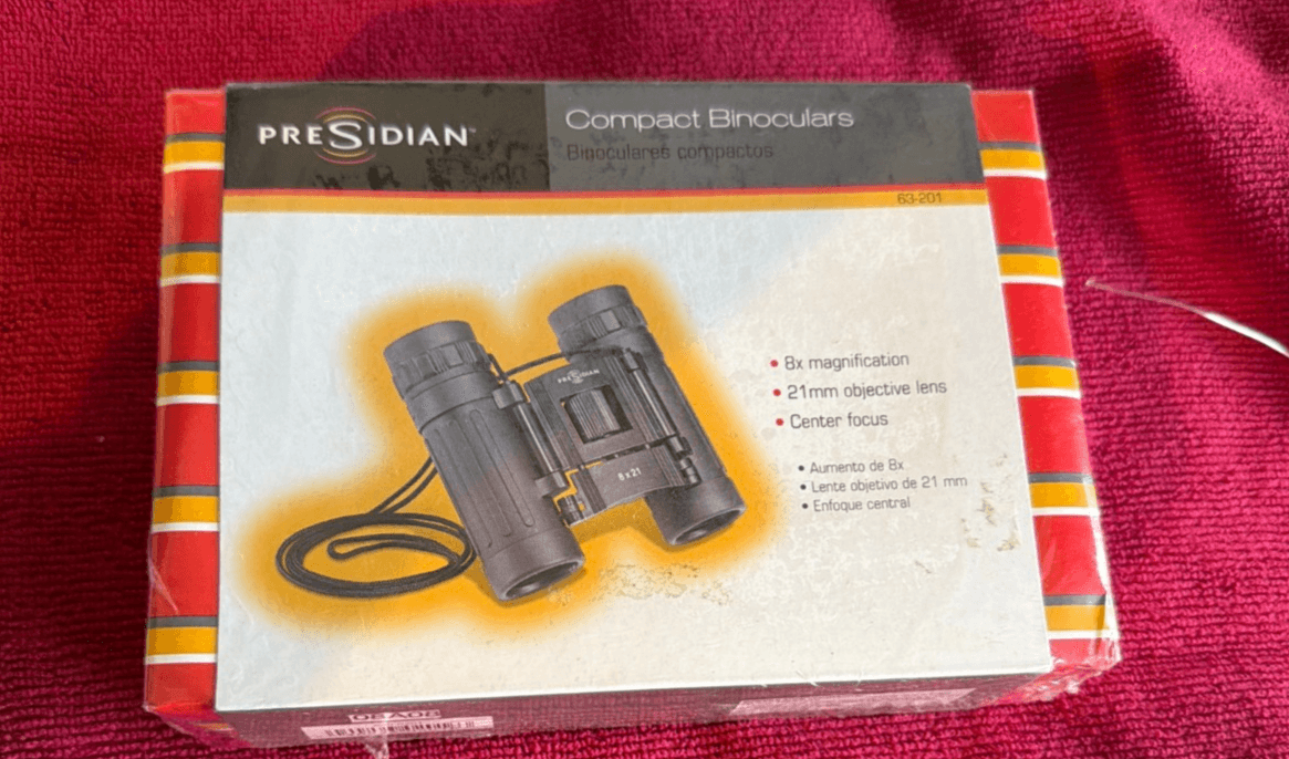 Presidian Compact Binoculars 8x21 – New Sealed Pocket Size Center Focus