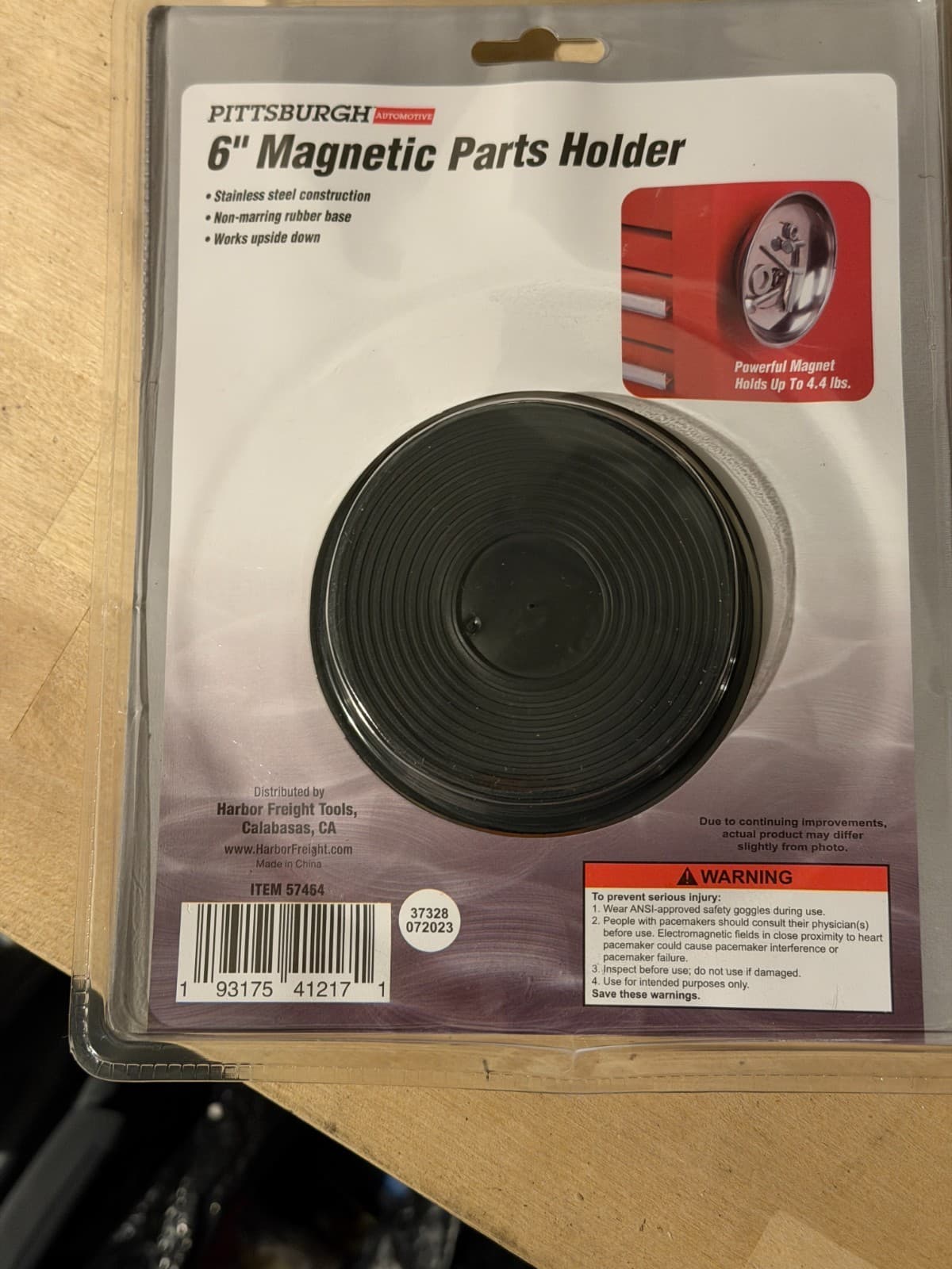 Pittsburgh Automotive 6" Magnetic Parts Holder – New Sealed - Thumbnail 3