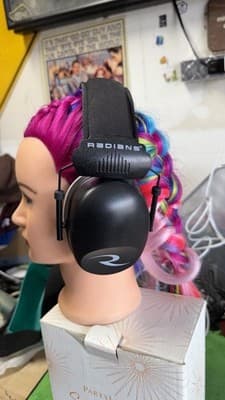 Radians Safety Earmuffs Hearing Protection Adjustable Black - Thumbnail 4