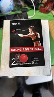 TEKKYZ Boxing Reflex Ball Training Set Headband Reaction Speed Trainer - Thumbnail 7