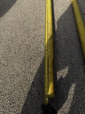 Vintage Wooden Canoe Paddles – 2 Yellow Oars – 60” - Thumbnail 2